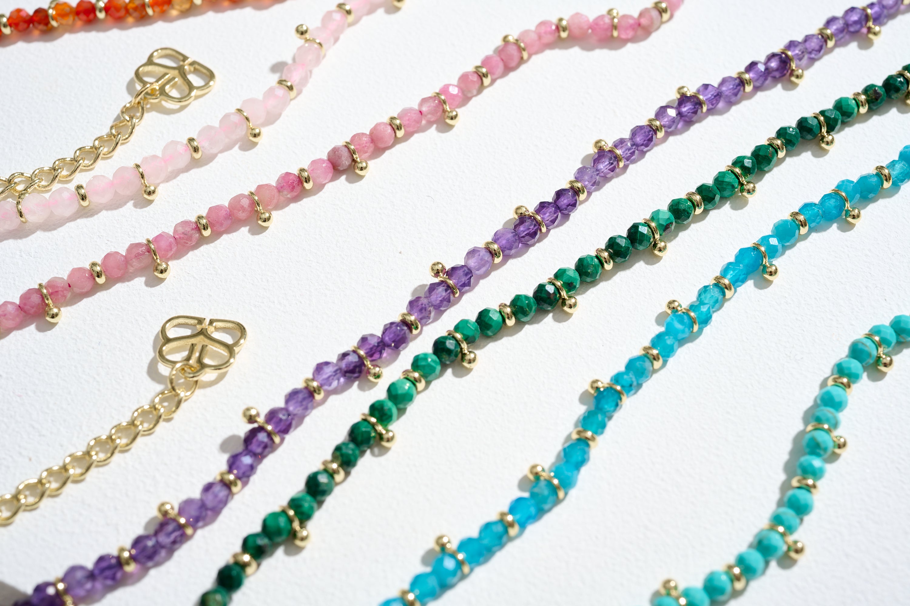Salus Amethyst Gemstone Gold Necklace - Boho Betty