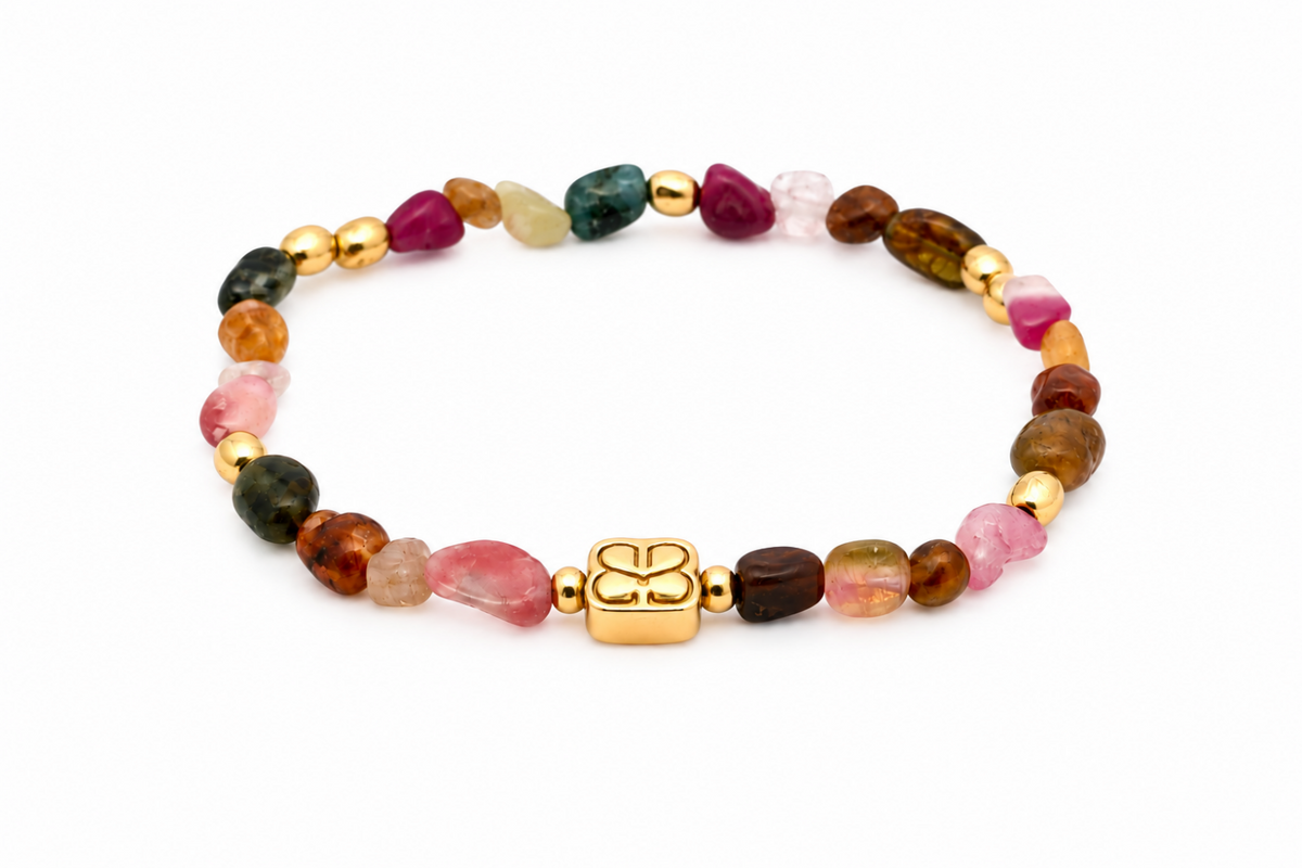 Charlene Gold Tourmaline Gemstone Bracelet
