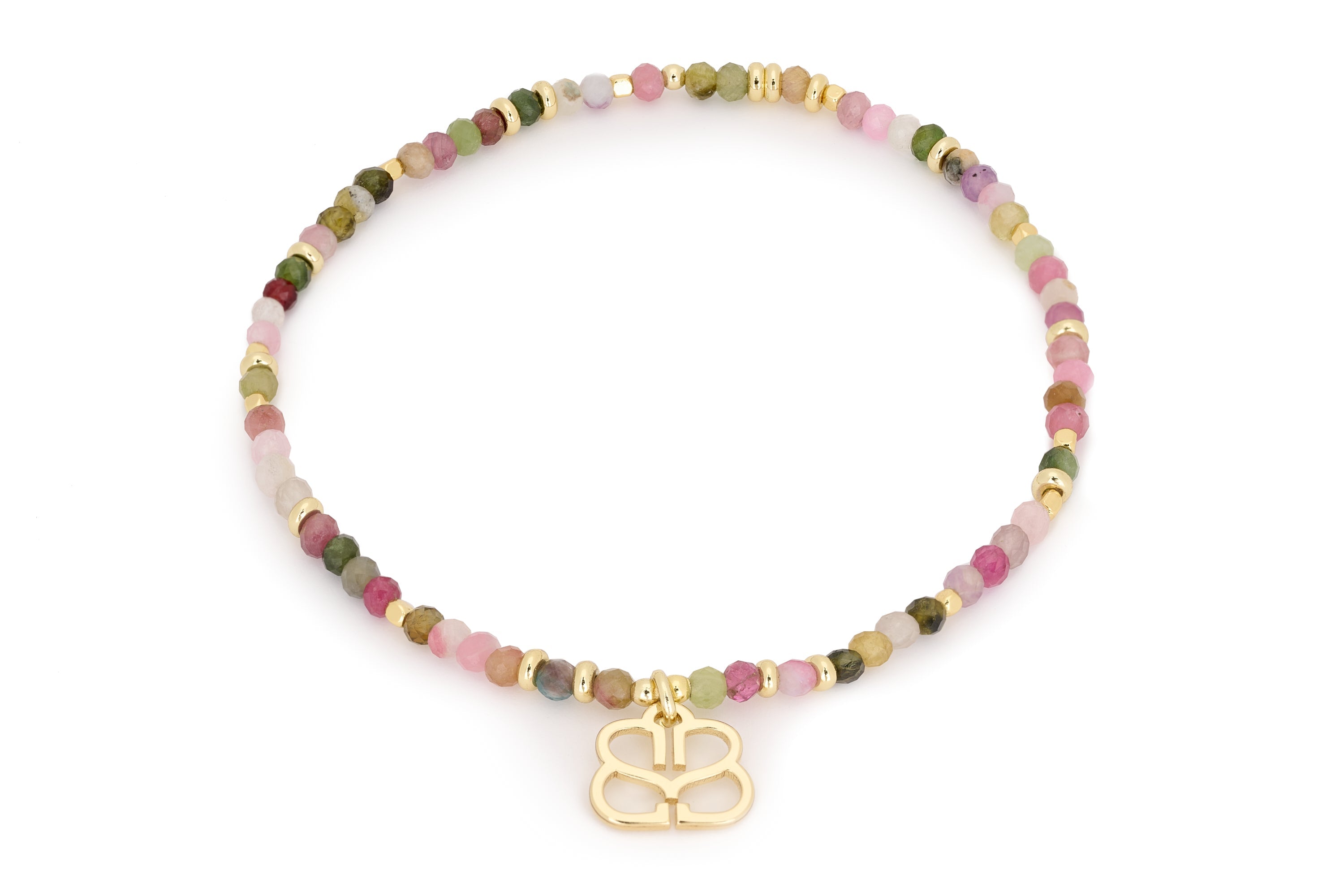 Damas Tourmaline & Gold Star Stacking Bracelet Set