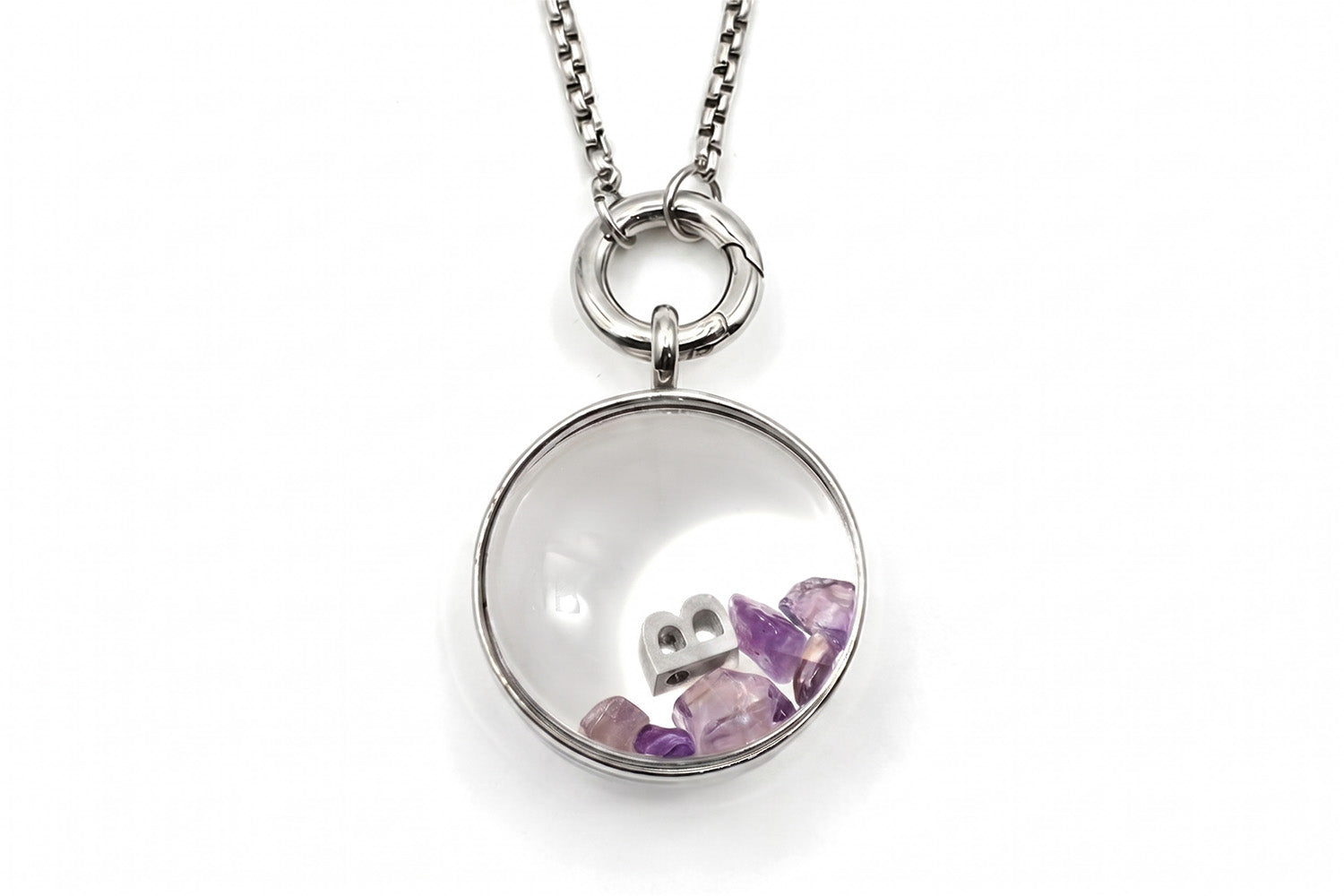 Leilani Locket Amethyst #gemstone_amethyst