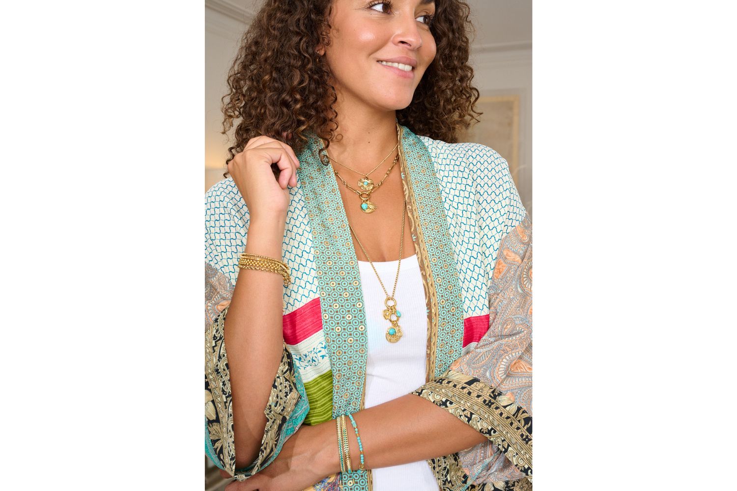 Styling with all the Waterproof collection in stunning Turquoise tones!