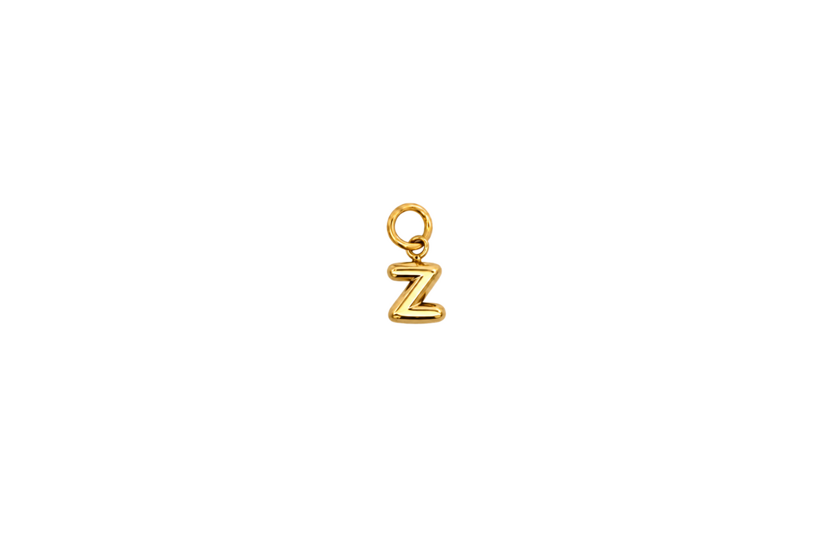 Mina Gold Initial Letter Charm - Z