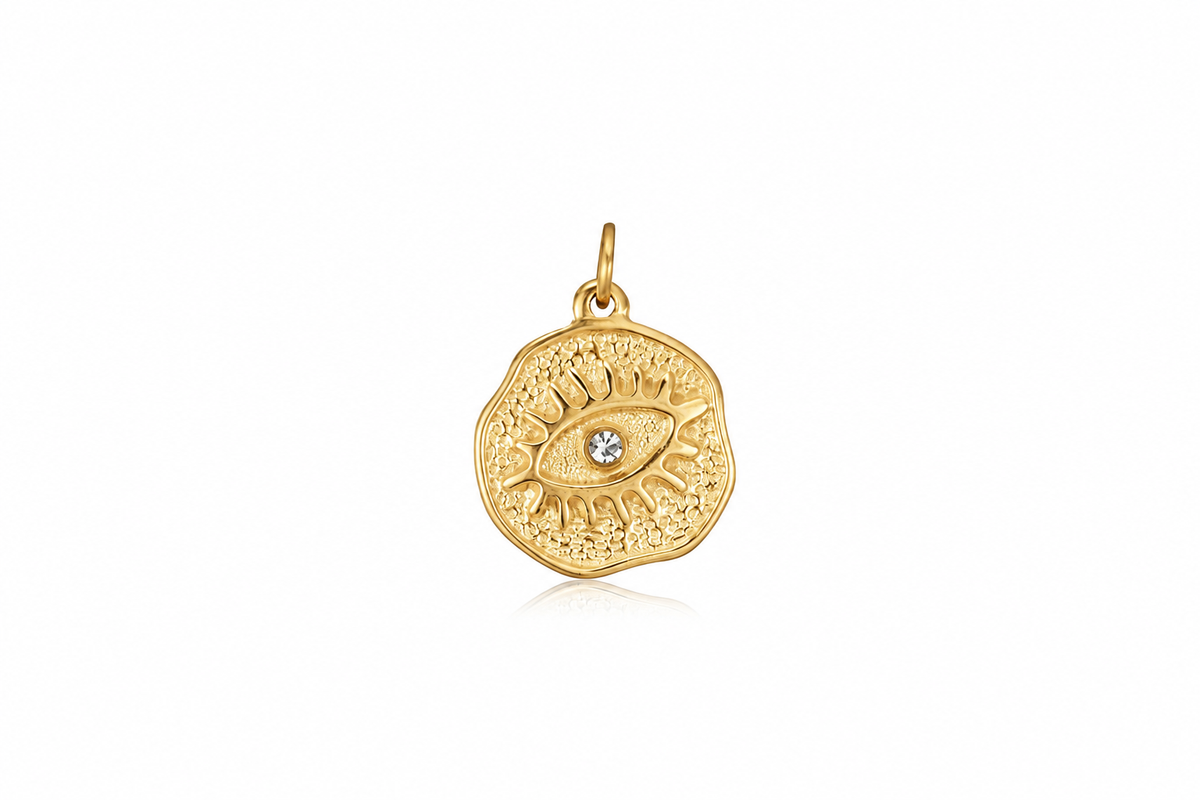 Nura Evil Eye Gold Charm