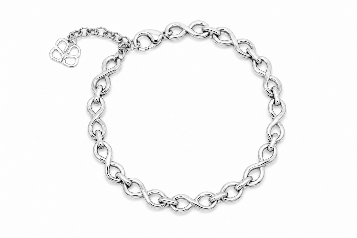 Octave Silver Infinity Link Bracelet