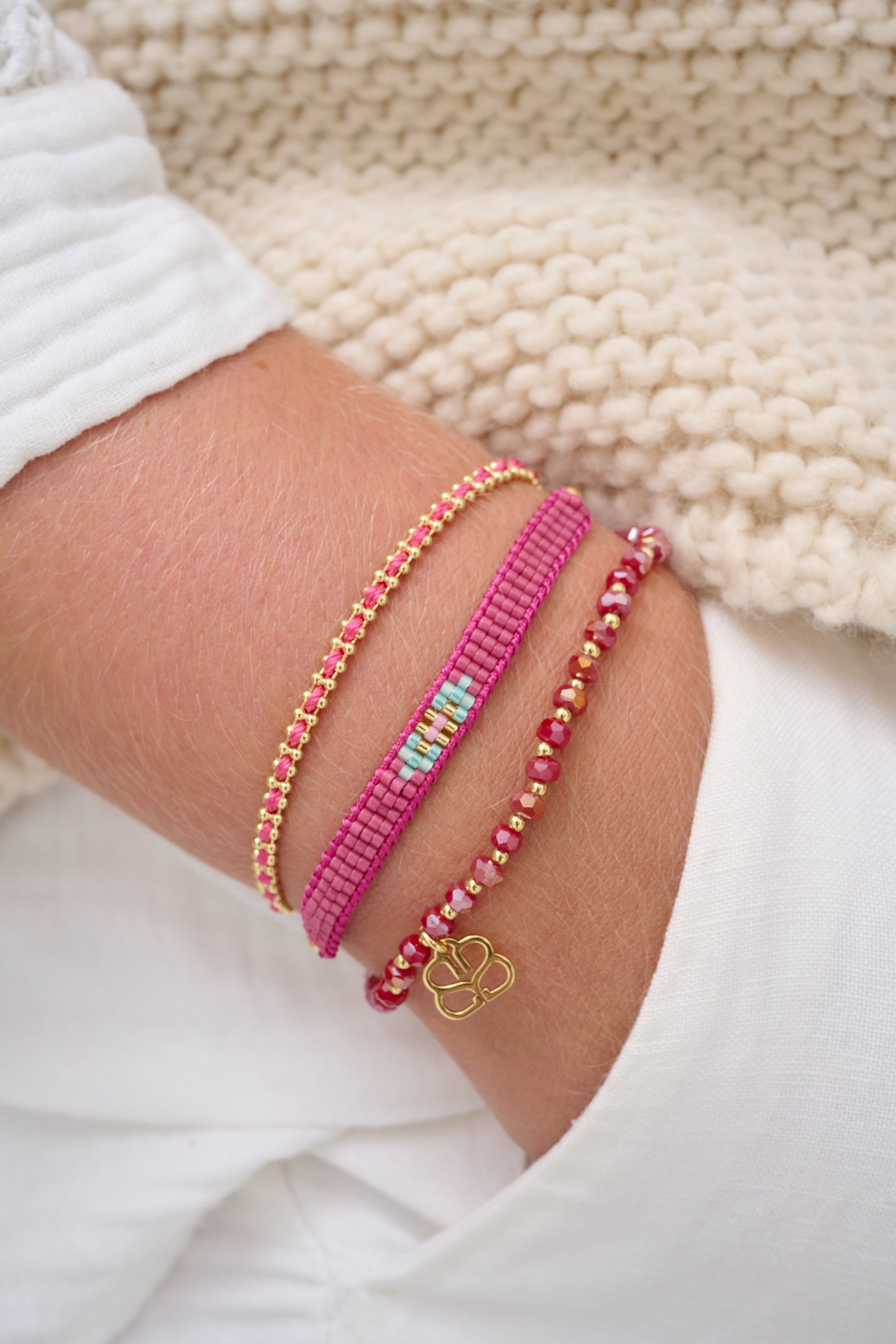 Fidda 3 Layer Bracelet Stack - Boho Betty