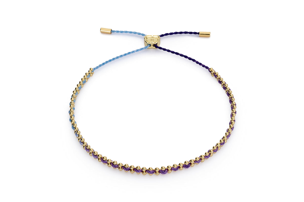 Braid Midnight Gold Woven Bracelet