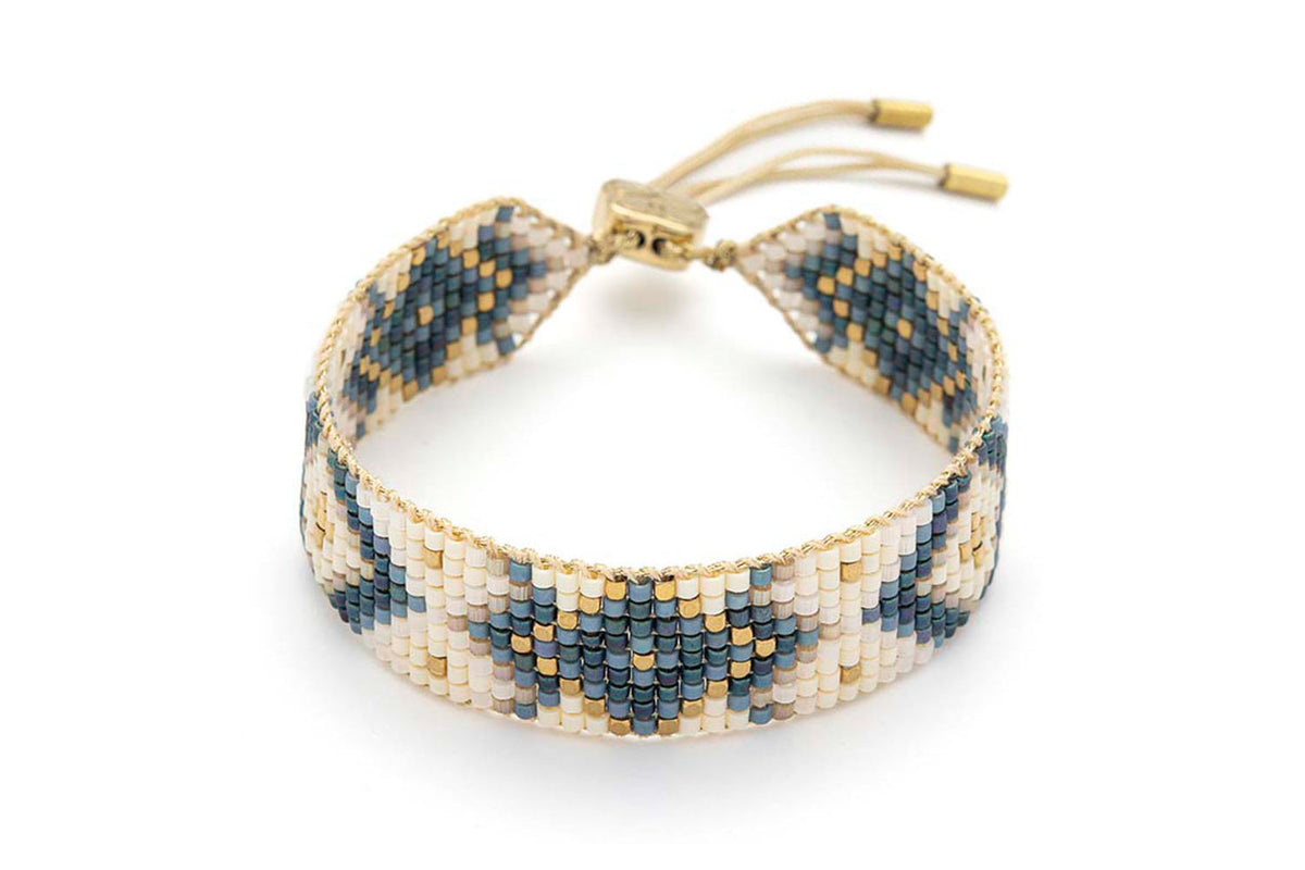 Junie Navy Gold Friendship Bracelet