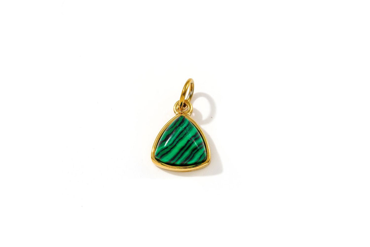 Kallisto Gold Malachite Gemstone Pendant