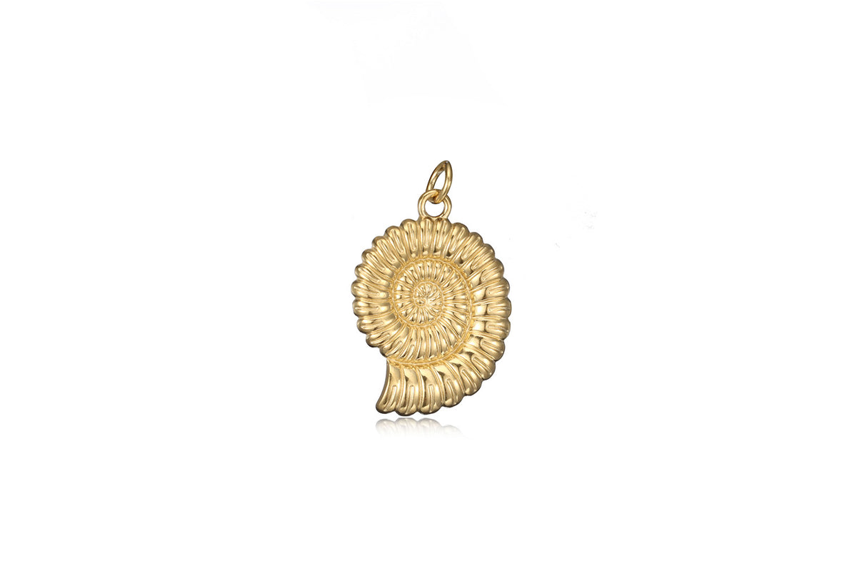 Muriel Shell Waterproof Gold Charm