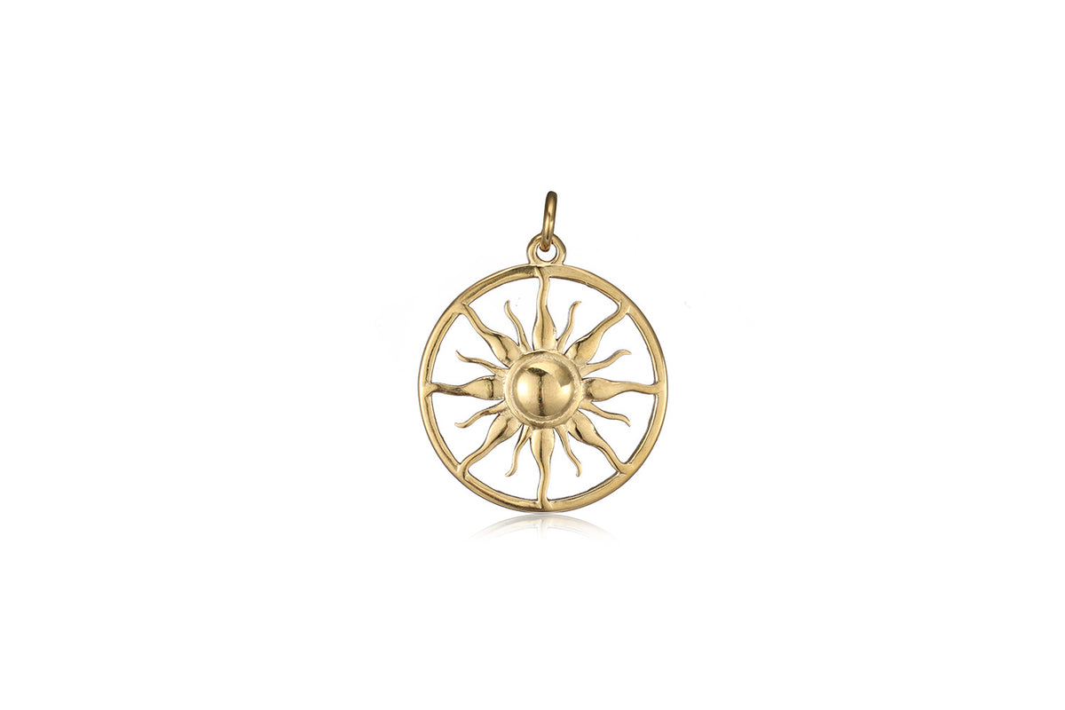 Sunniva Sun Waterproof Gold Charm