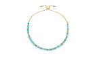 Valentina Amazonite & Gold Adjustable Bracelet