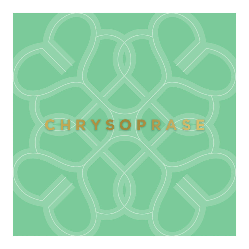 Chrysoprase wellness gemstone collection | Feel good jewellery from Boho Betty