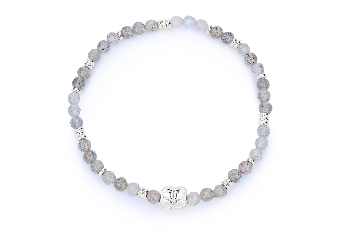 Wonder Silver & Labradorite Bead Bracelet