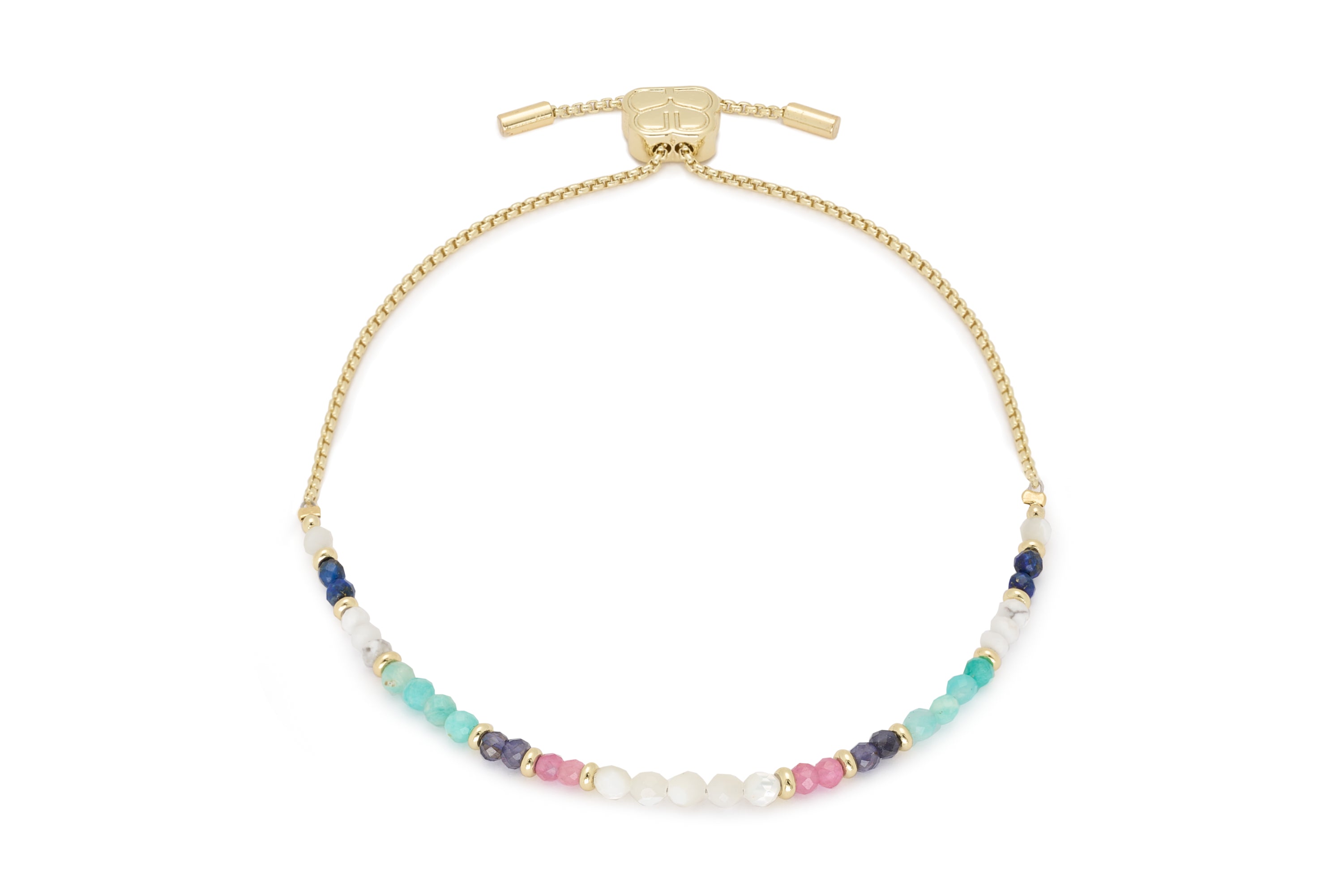 Panache Multi Gemstone  Bracelet - Boho Betty