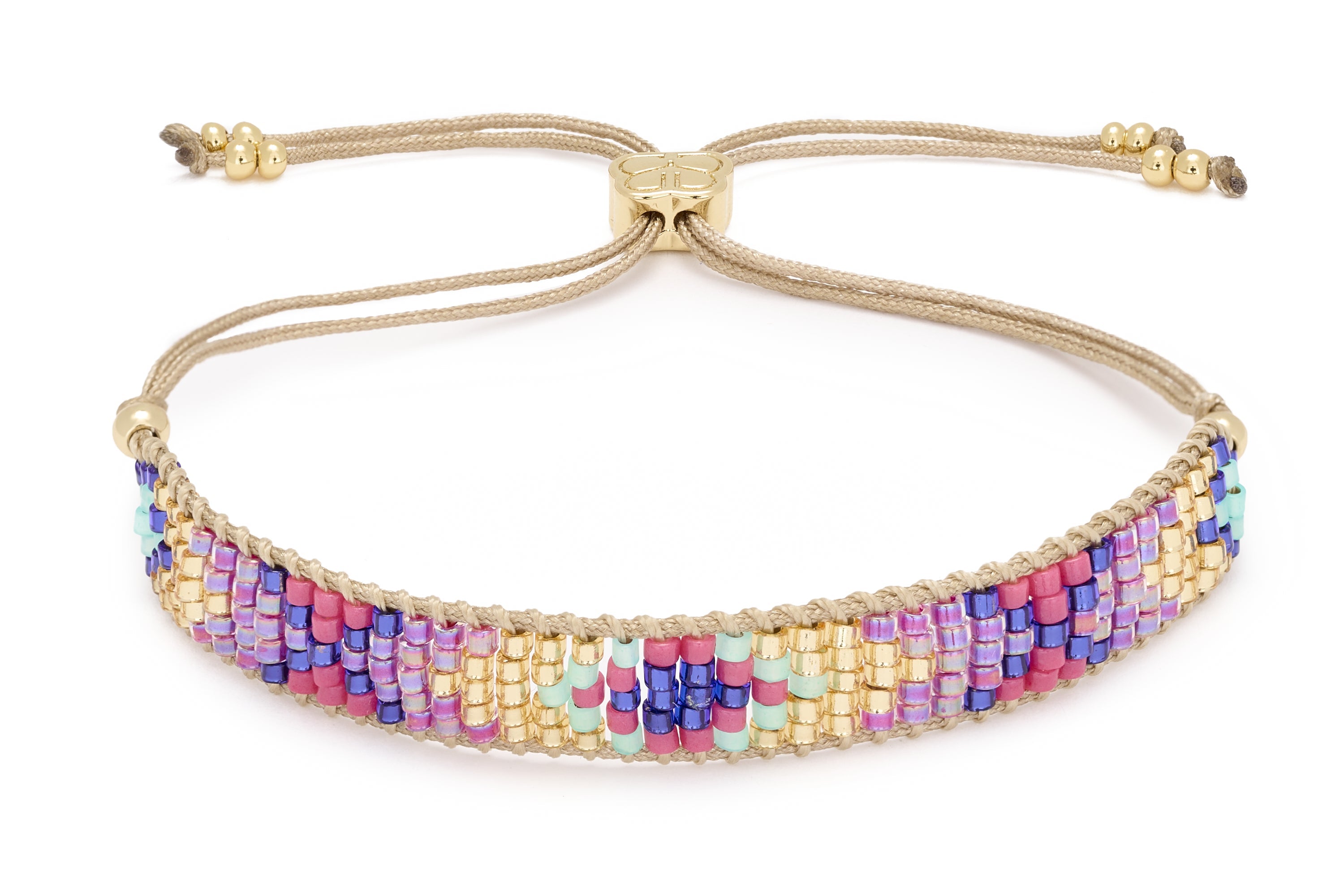 Magic Lilac Friendship Beaded Bracelet - Boho Betty