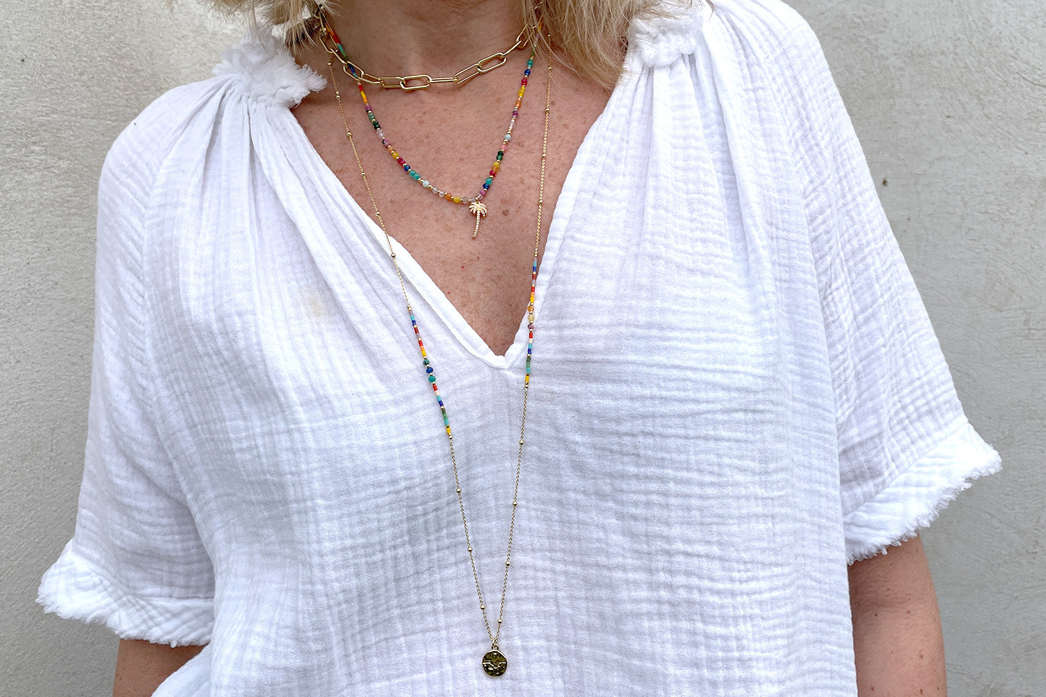 Rasalas Multi-colour Long Bead Necklace - Boho Betty