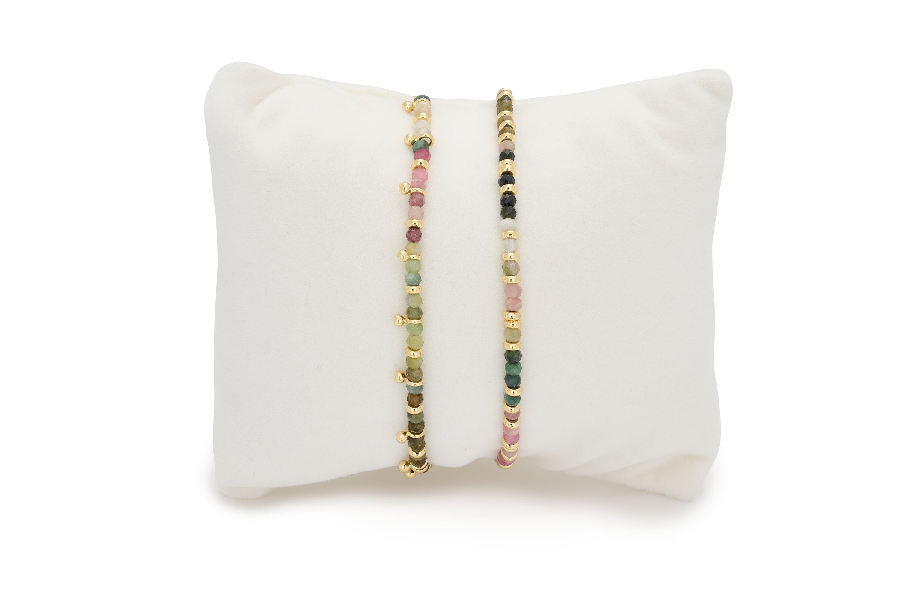 Serenity Tourmaline Bracelet Stack - Boho Betty