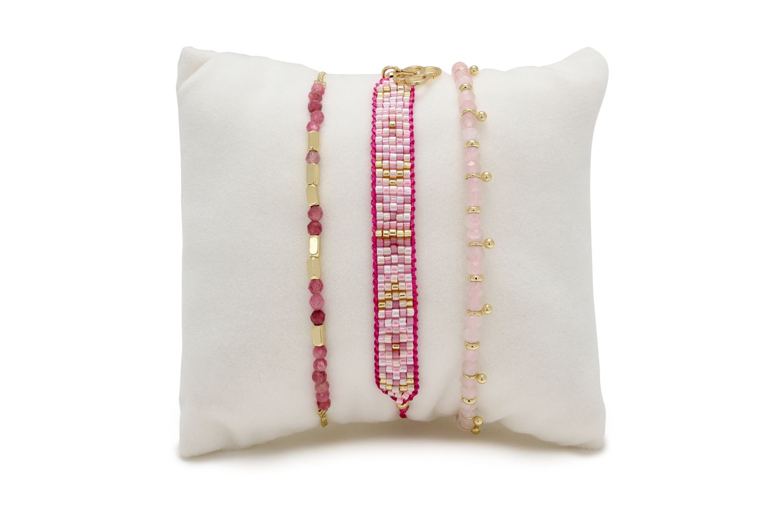 Blush Pink Bracelet Stack - Boho Betty