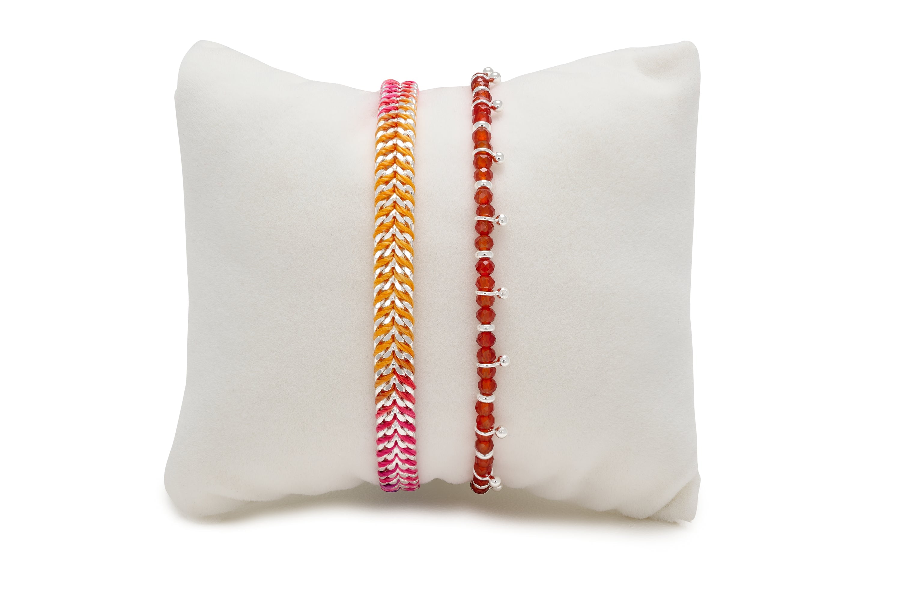 Sunrise Orange Bracelet Stack - Boho Betty