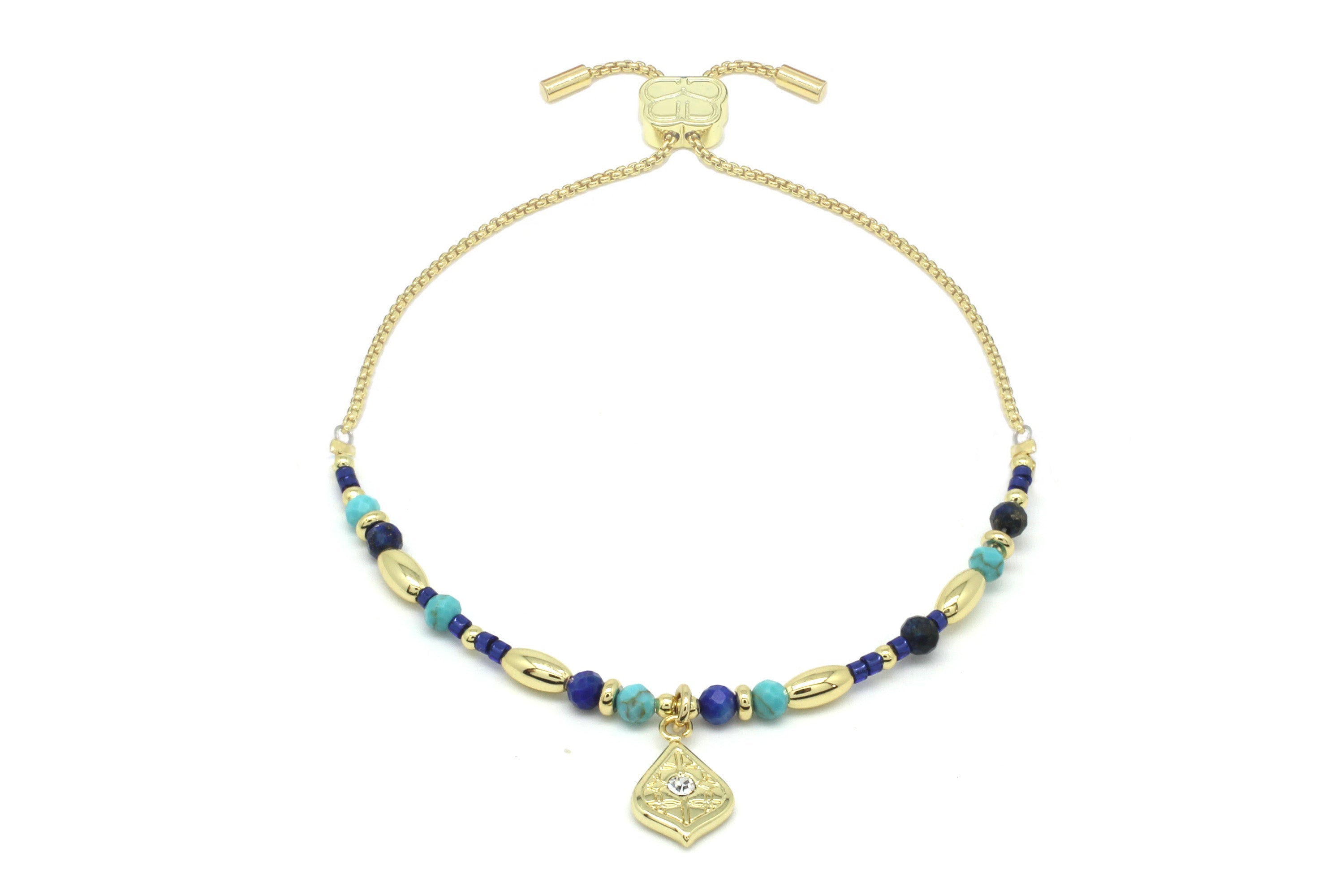 Illume Gold Beaded Bracelet - Boho Betty