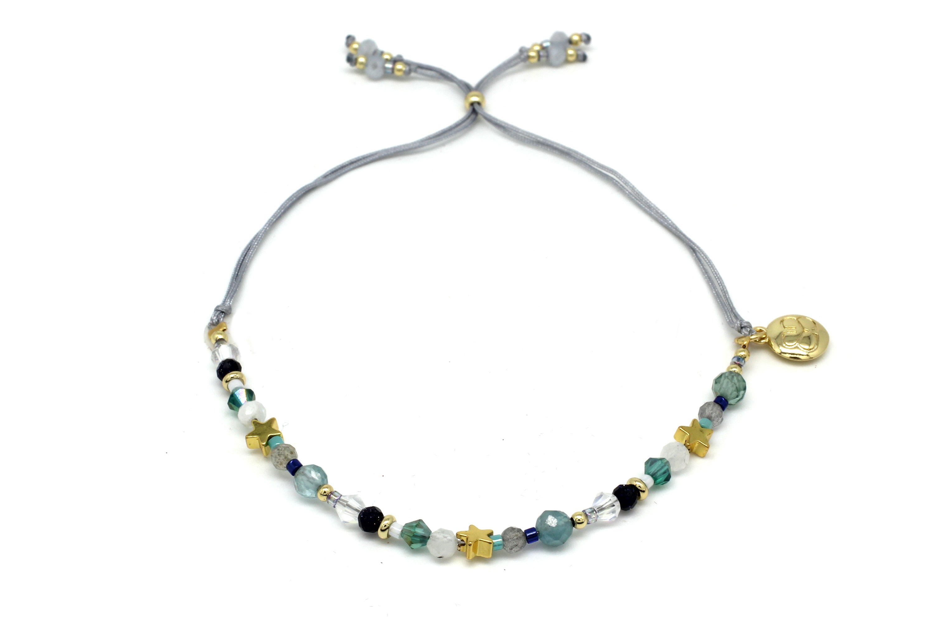 Comet Gemstone Gold Bracelet - Boho Betty