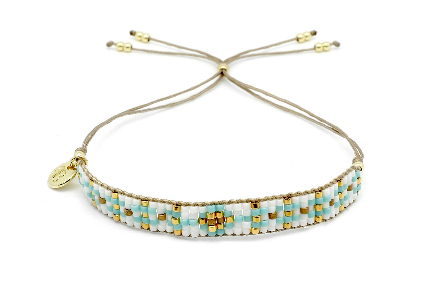 Matira White Beaded Friendship Bracelet - Boho Betty