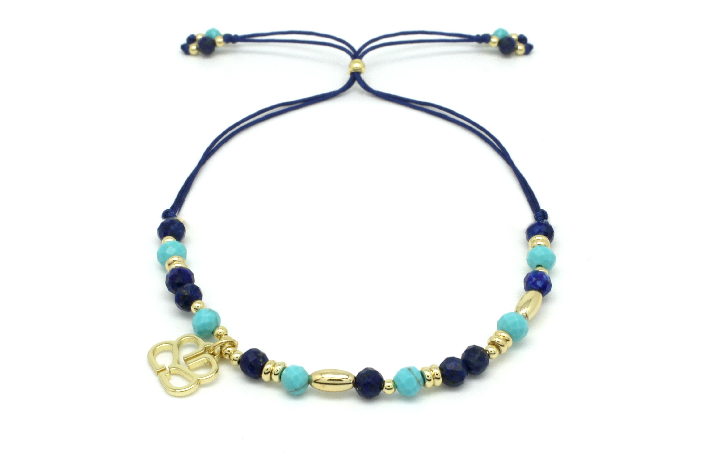 Visible Gold Beaded Bracelet - Boho Betty