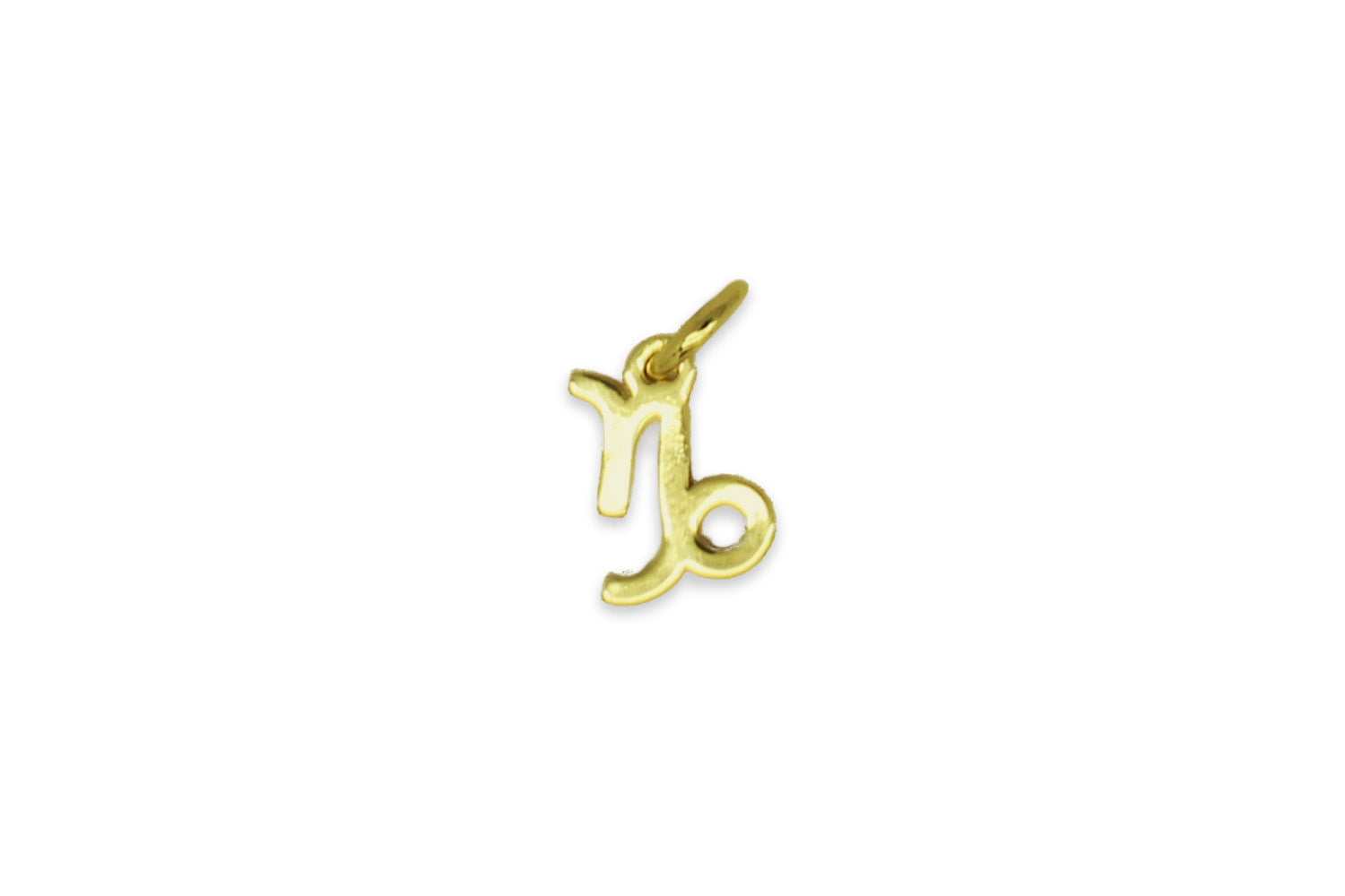 Capricorn Zodiac Gold Necklace Charm - Boho Betty