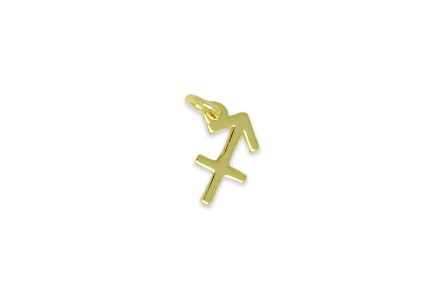Sagittarius Zodiac Gold Necklace Charm - Boho Betty