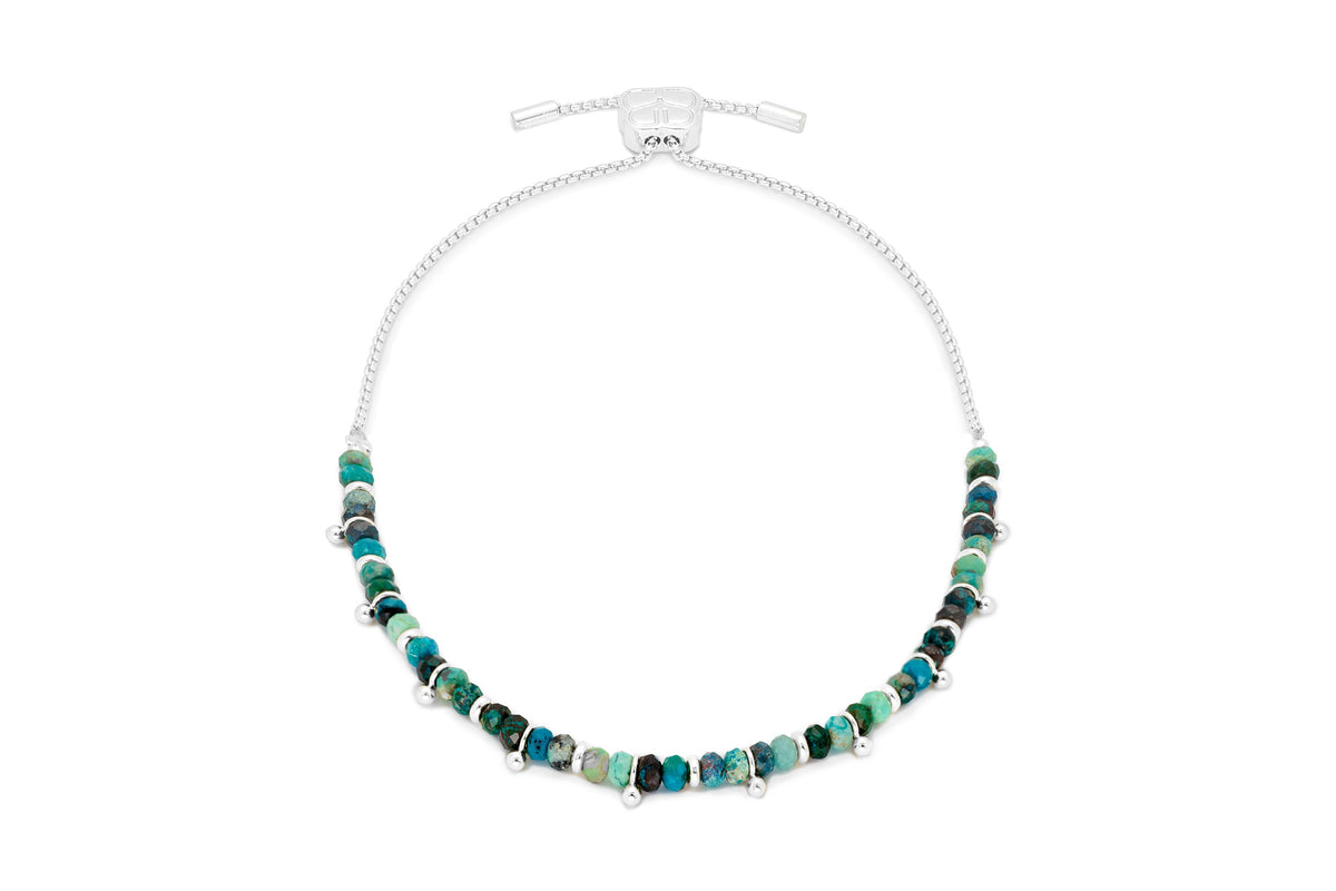 Harmony Azurite Silver Bracelet