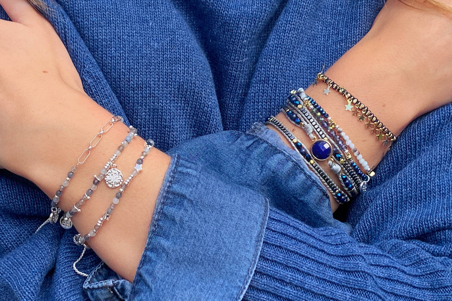 Hercules 3 Layer Bracelet Stack - Boho Betty