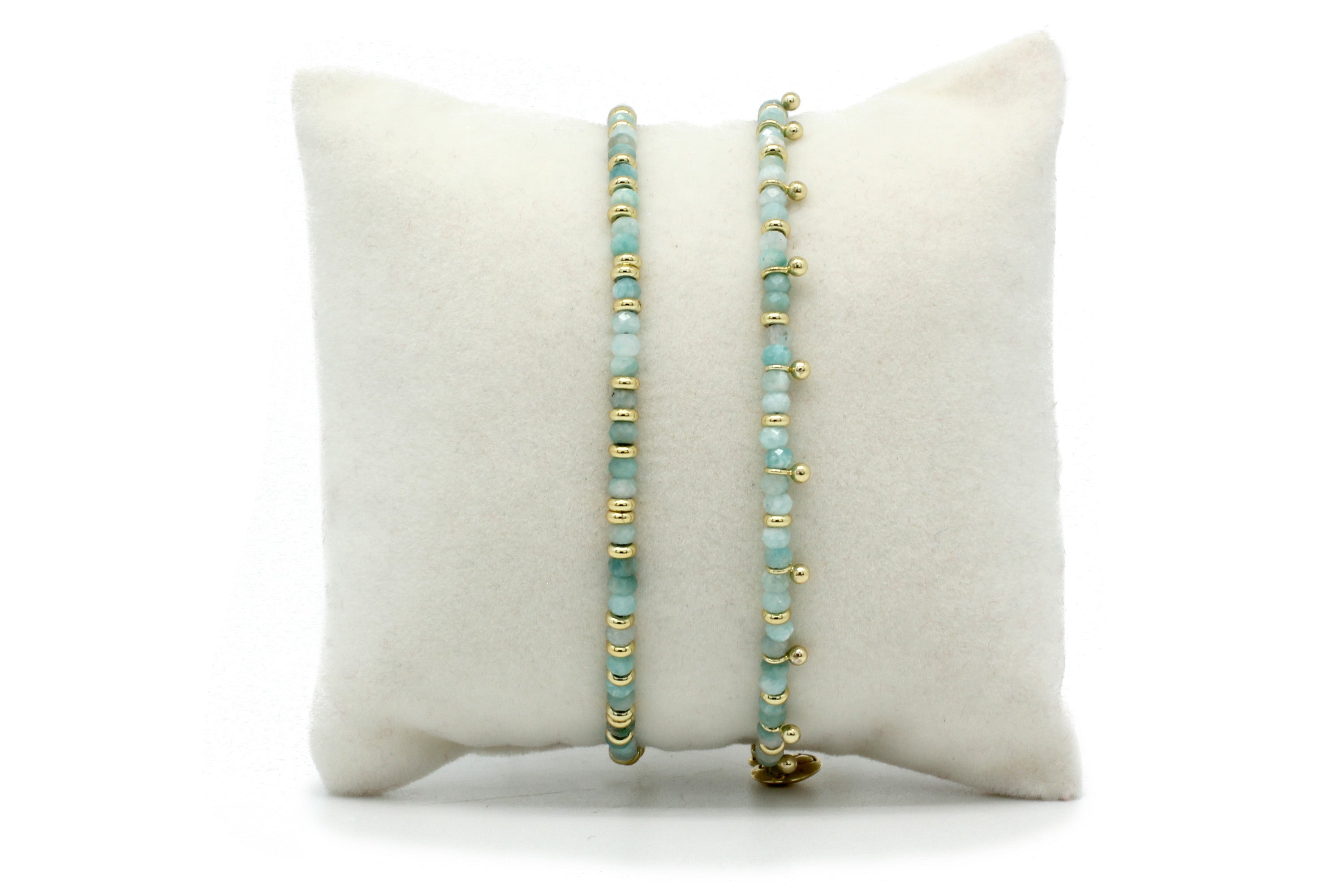 Serenity Amazonite Bracelet Stack - Boho Betty