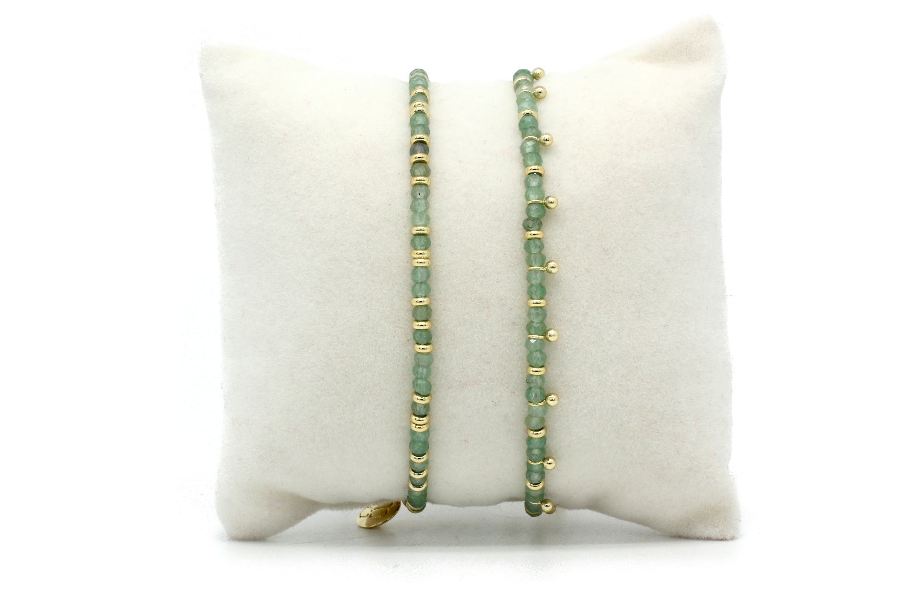 Serenity Chrysoprase Bracelet Stack - Boho Betty