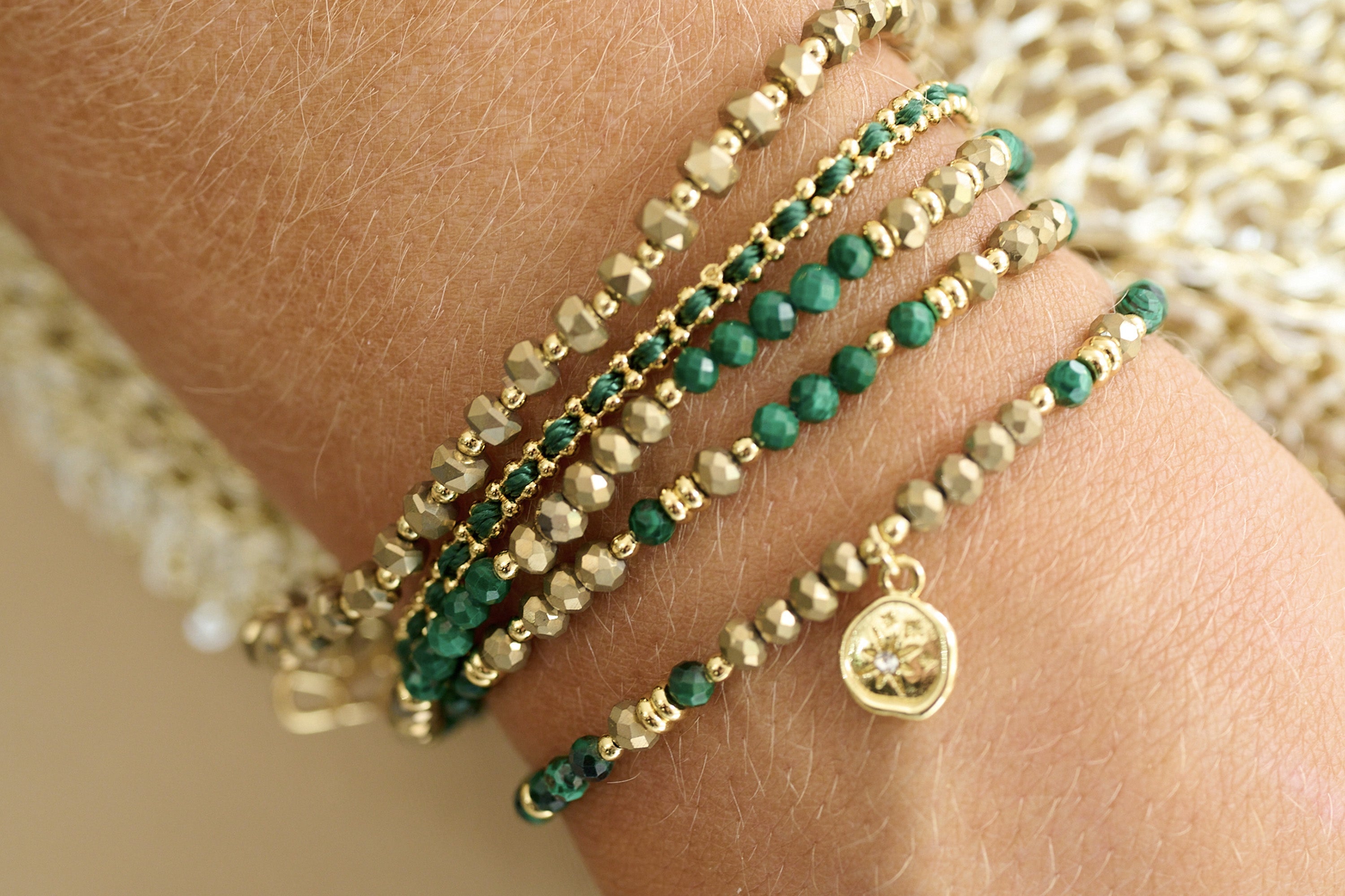 Verde Malachite Bracelet - Boho Betty