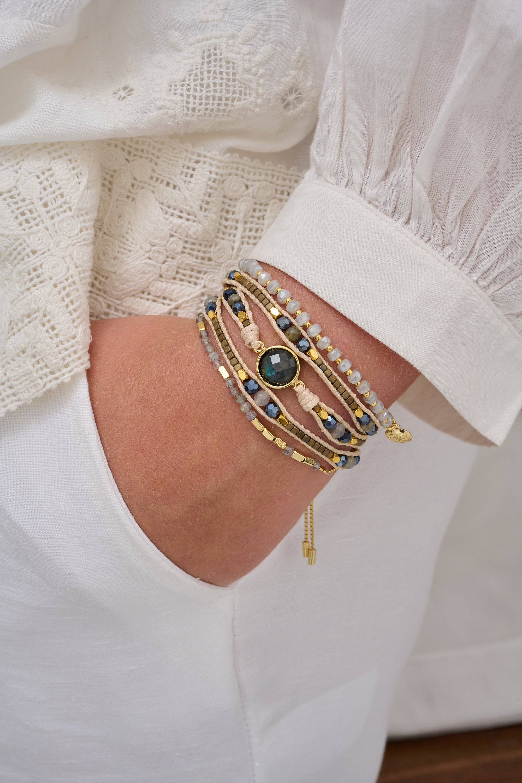 Latte Bracelet Stack - Boho Betty