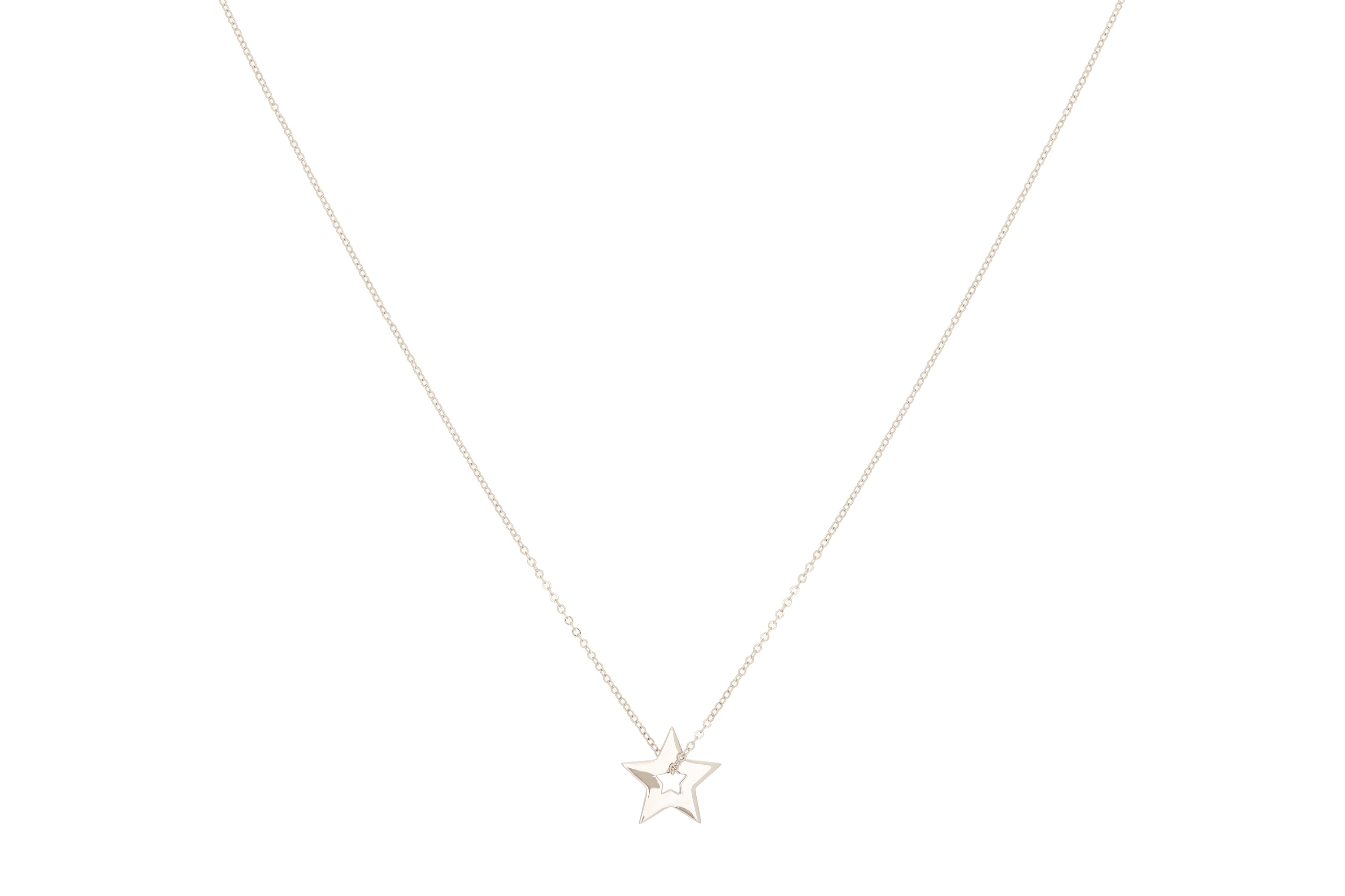 Blitz Hollow silver Sterling Necklace #color_silver