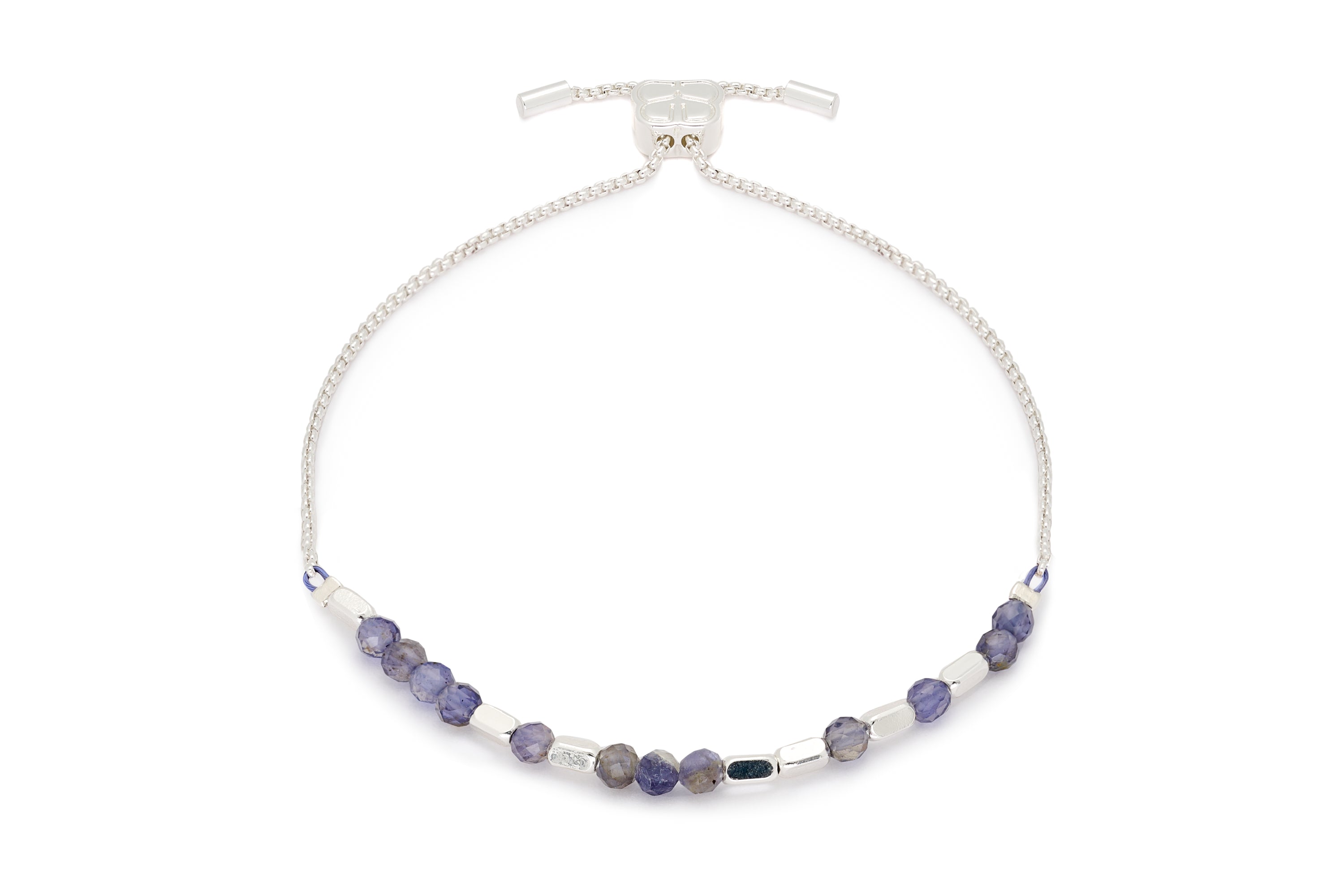 Balance Iolite Bracelet #color_silver