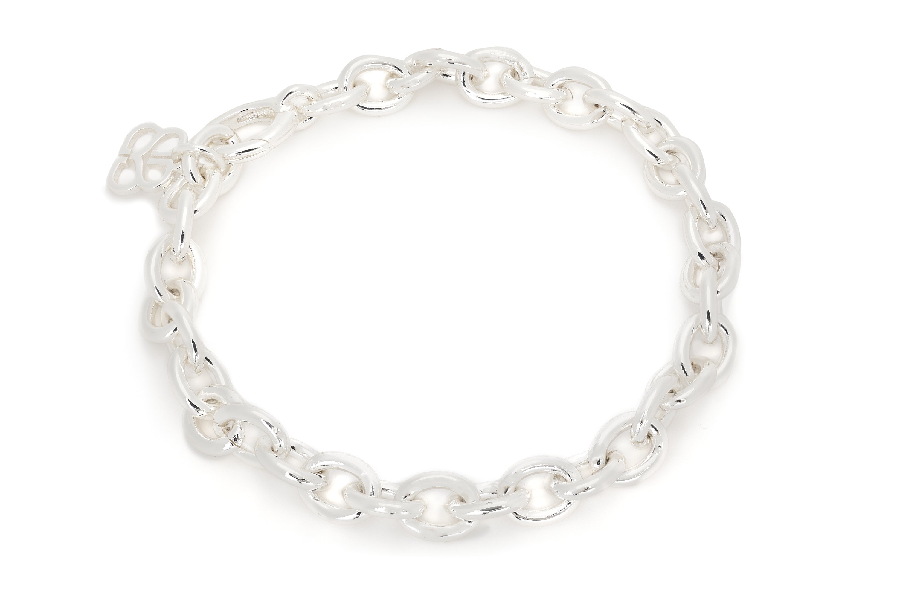 Bold Chunky Chain Bracelet #color_silver