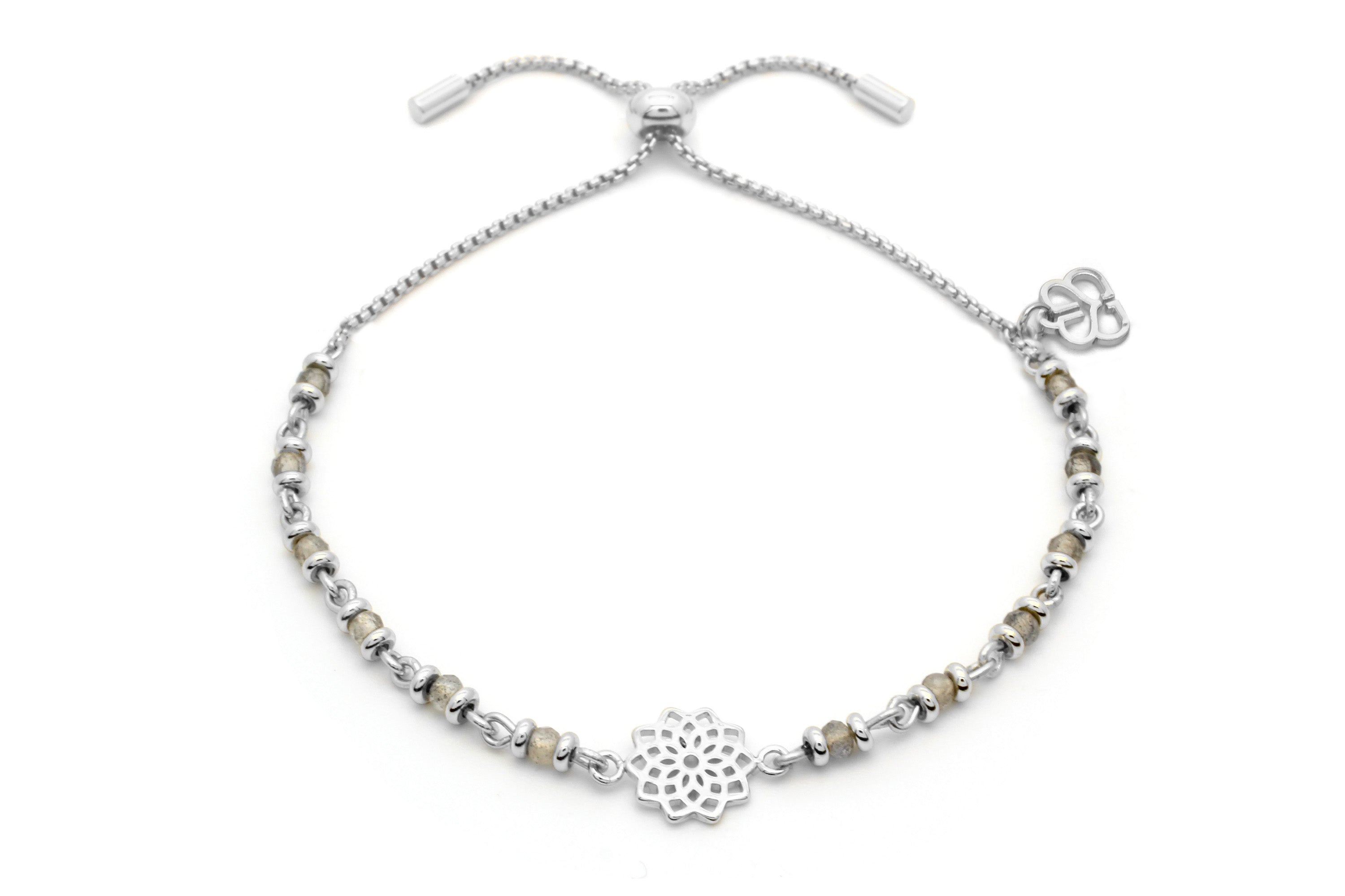 Crown Chakra Gemstone Bracelet - Boho Betty