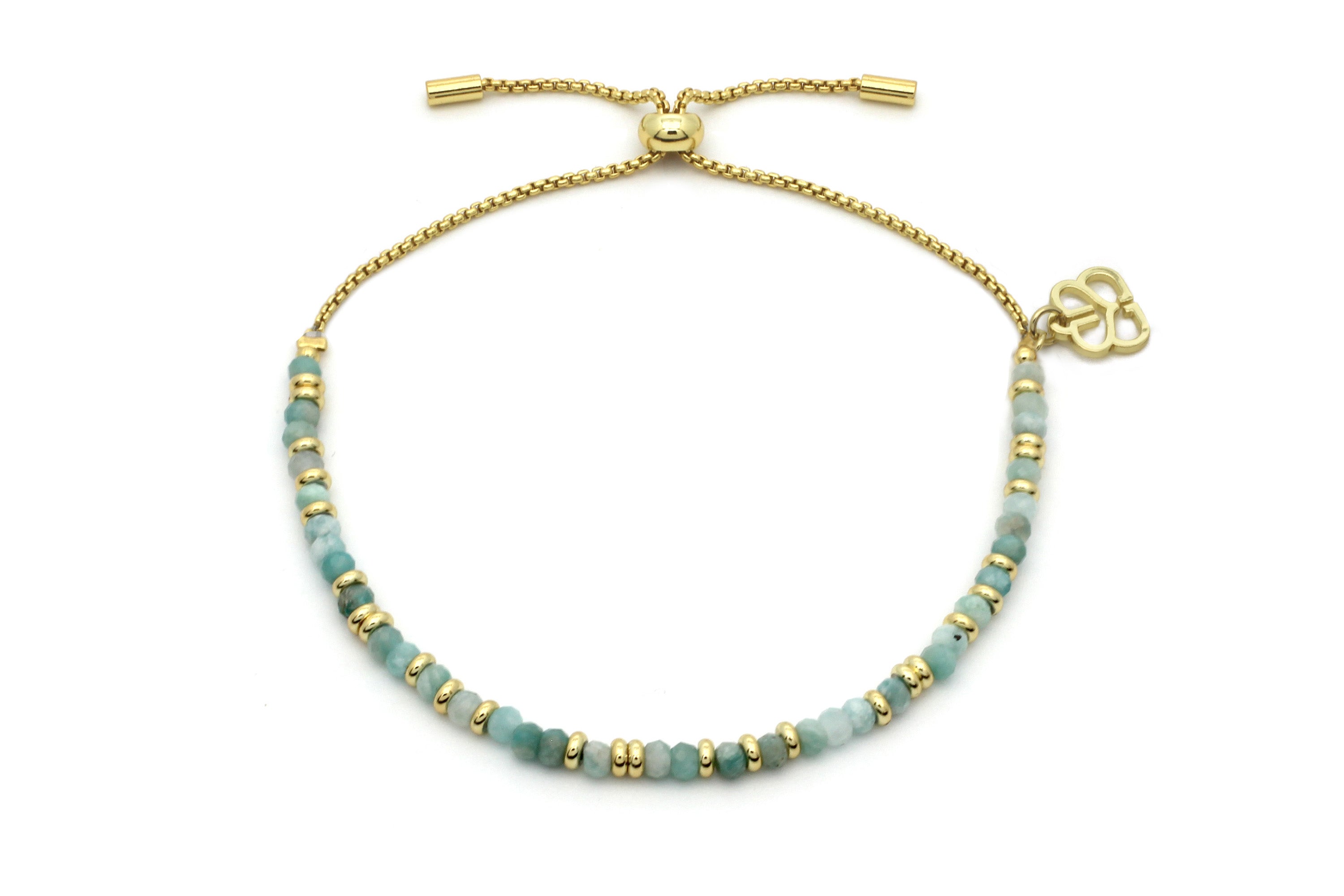 Harmony Amazonite Gold Bracelet
