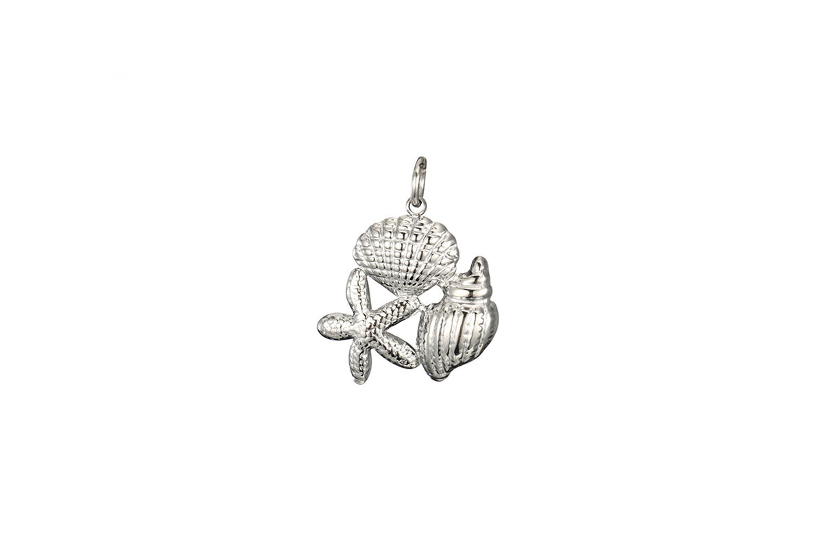 Daria Seashell Silver Charm