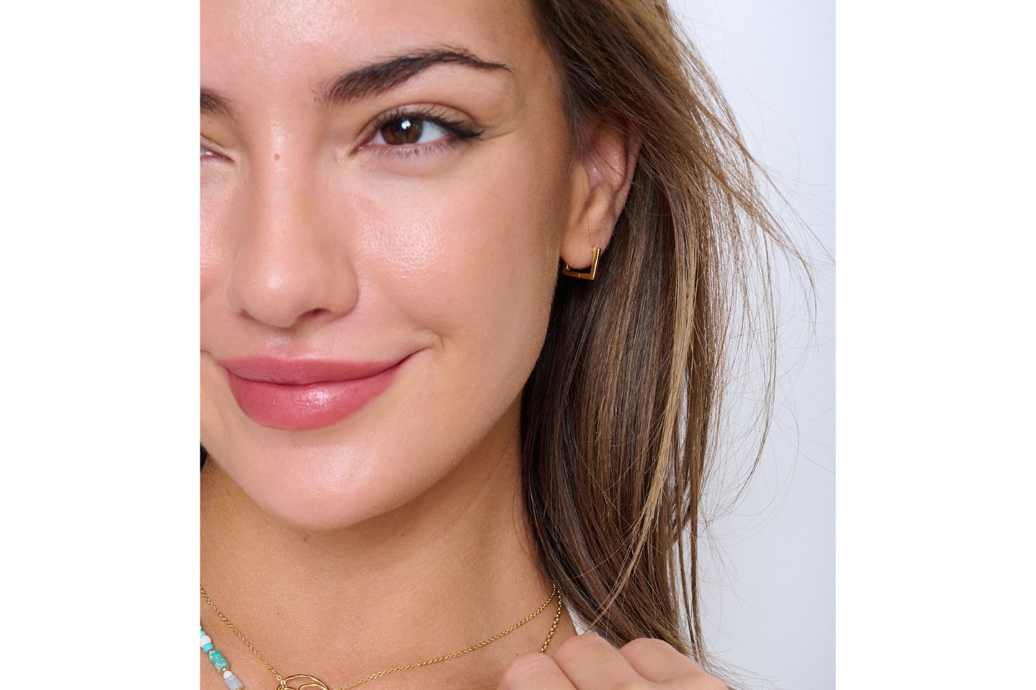 Ortega Gold Huggie Earrings - Boho Betty