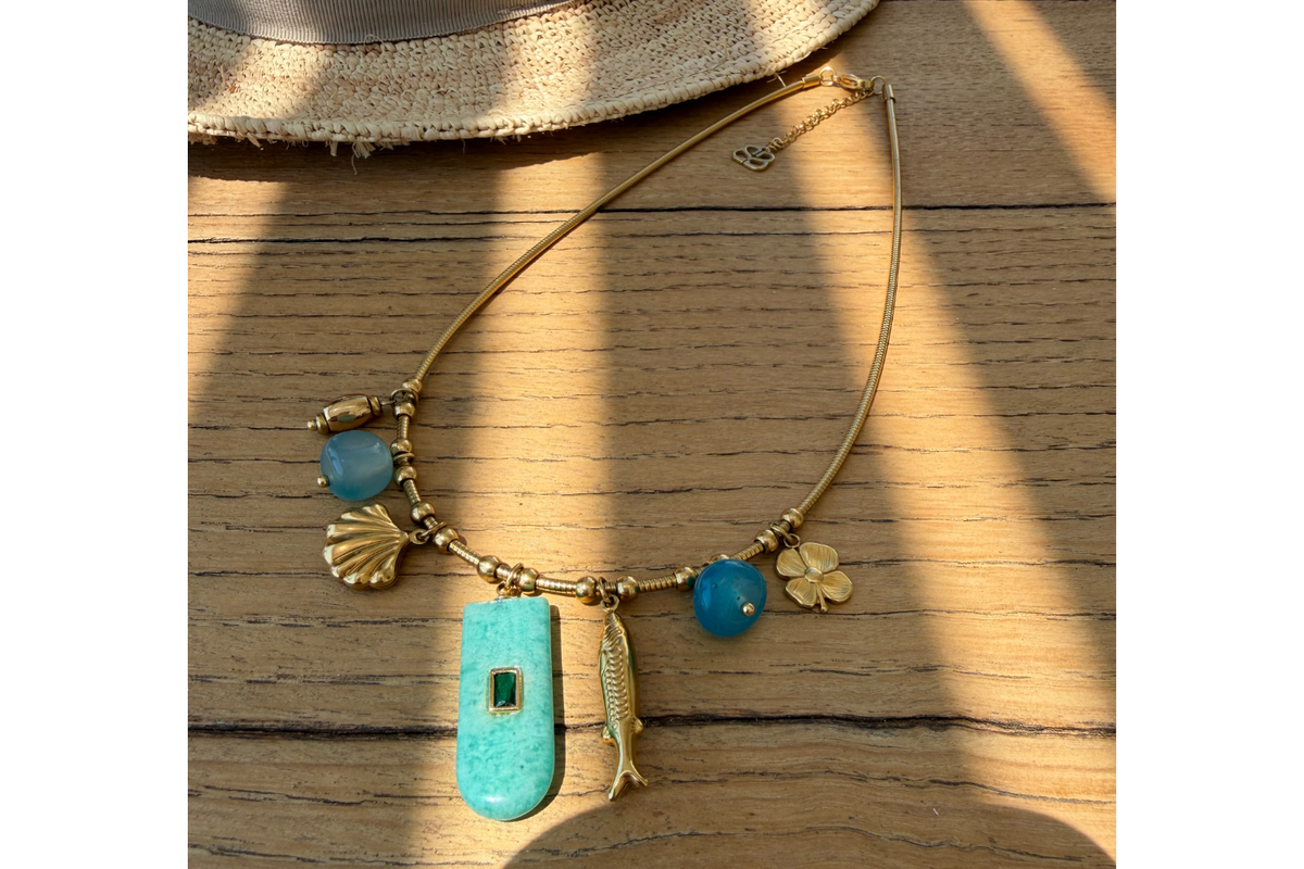 Eida Gold Coastal Charm Necklace