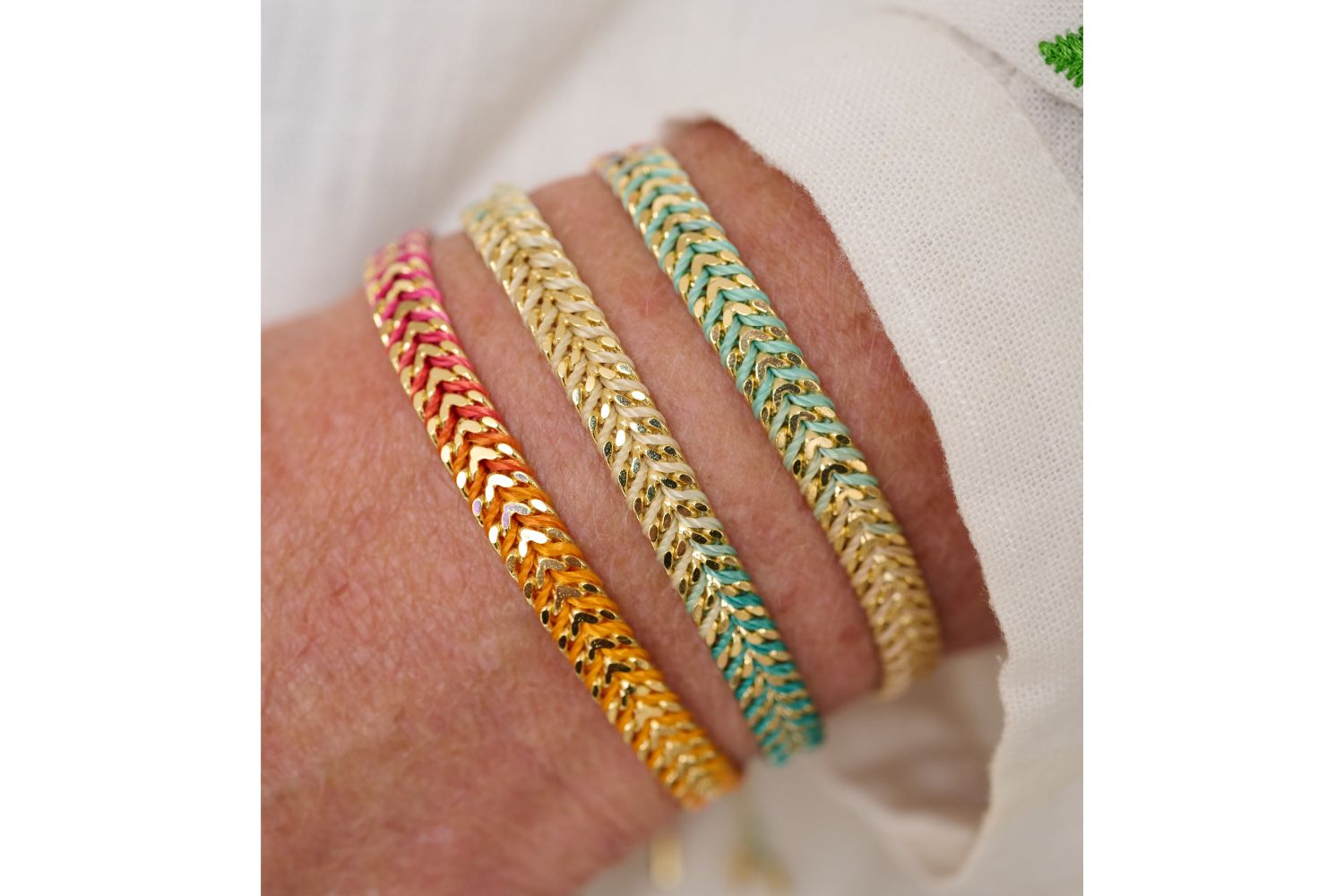 Iztac Candy Gold Bracelet - Boho Betty