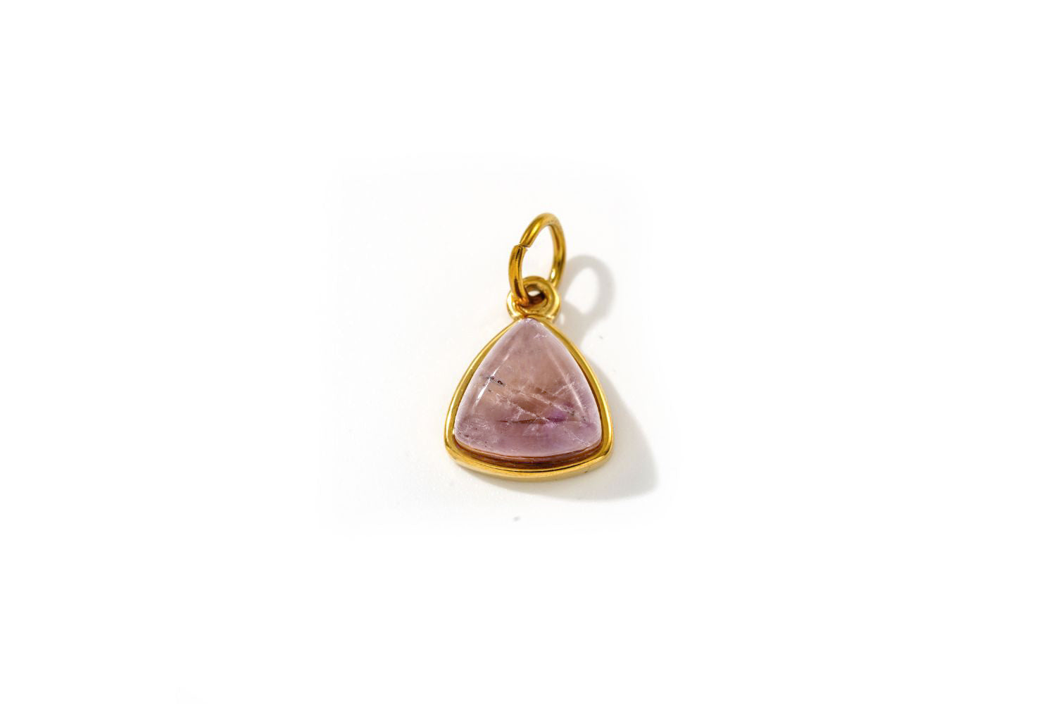 Kallisto Gold Amethyst Gemstone Pendant