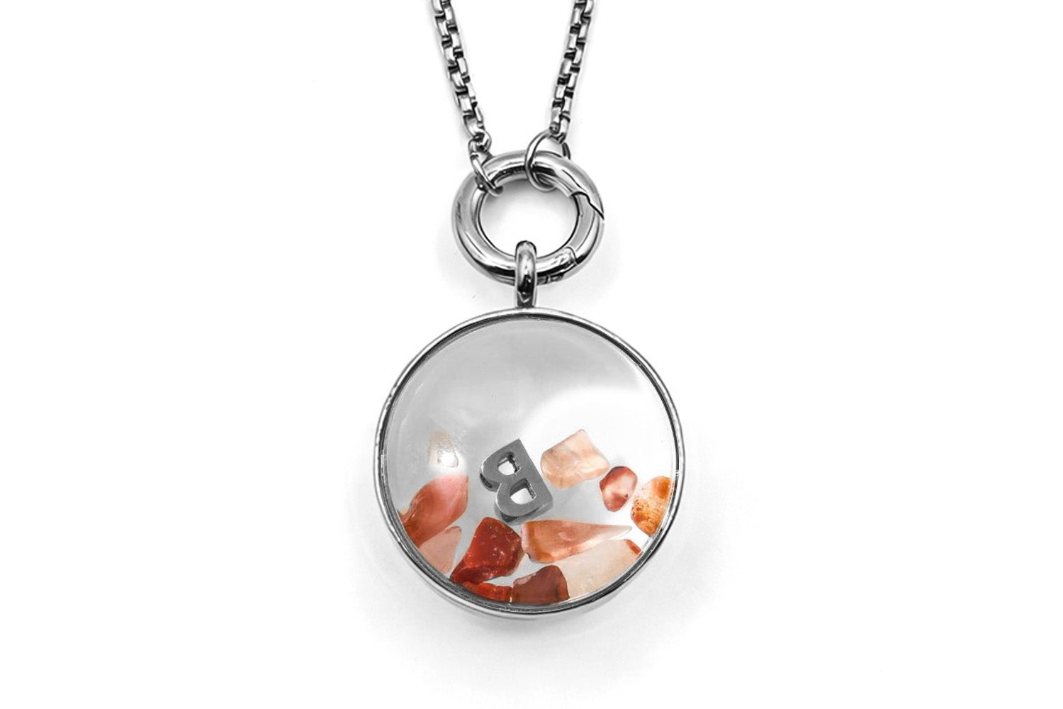Leilani Locket #gemstone_carnelian