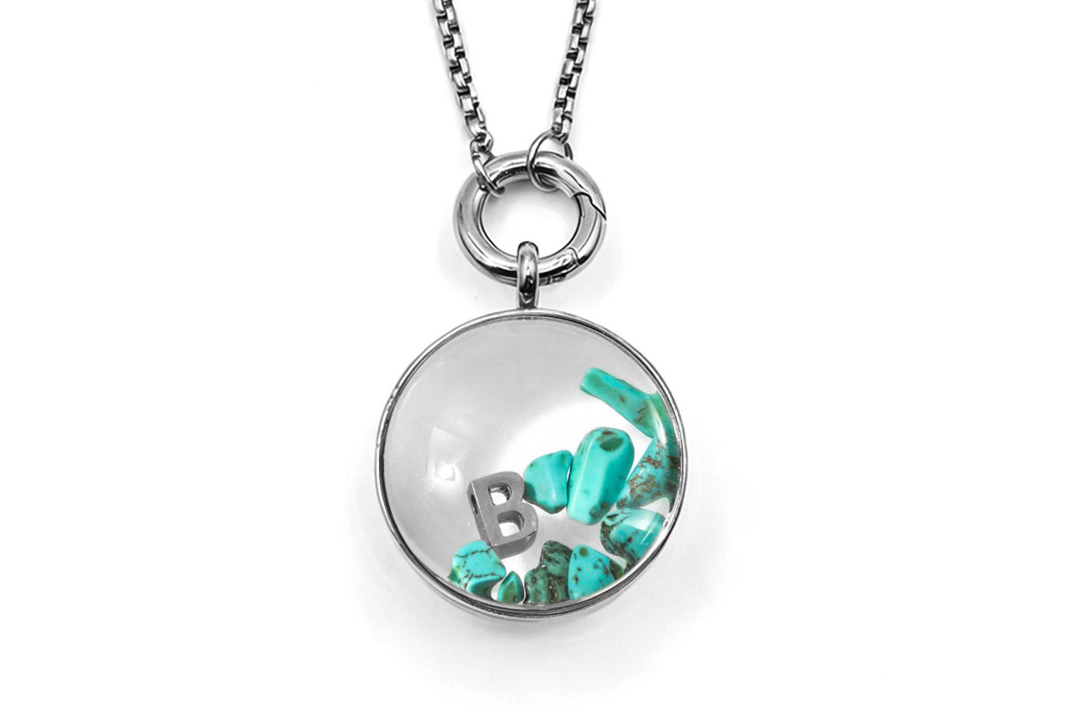 Leilani Locket #gemstone_turquoise