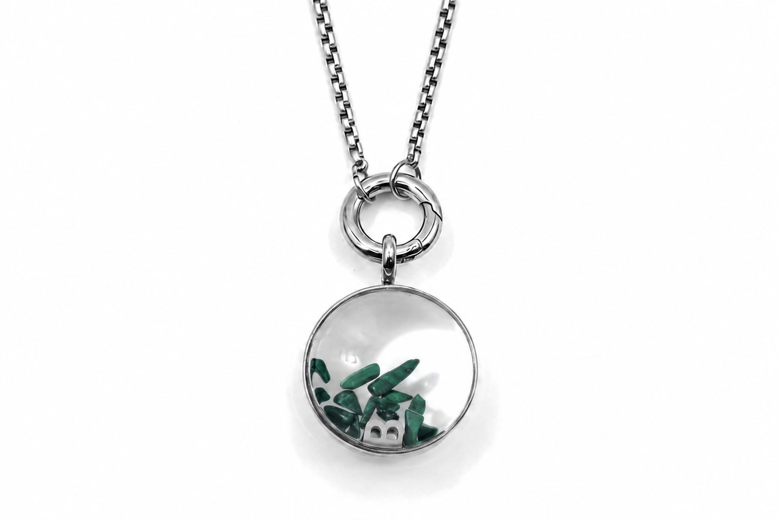 Leilani Midi Personalised Polished Steel Necklace