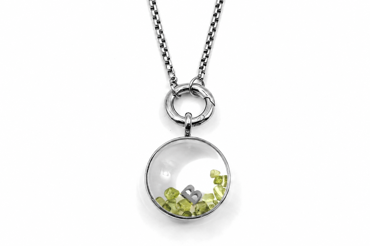 Leilani Midi Personalised Polished Steel Necklace