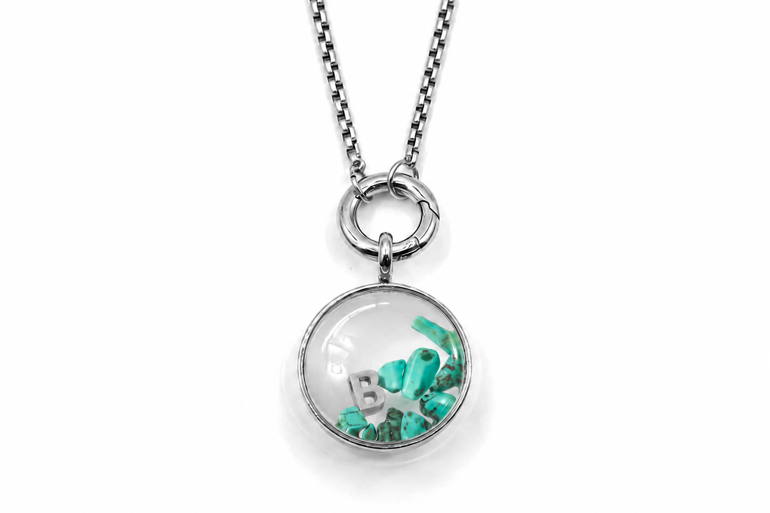 Leilani Midi Personalised Polished Steel Necklace